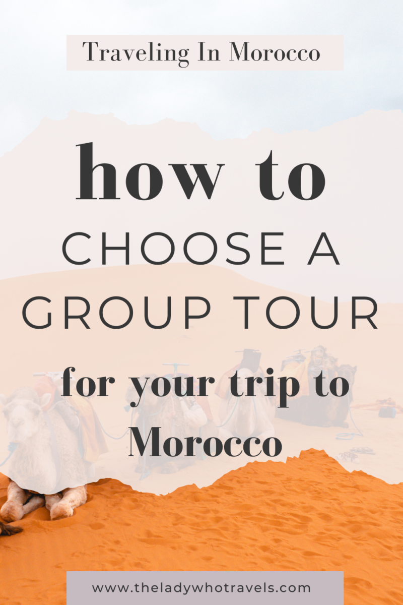 group trip morocco